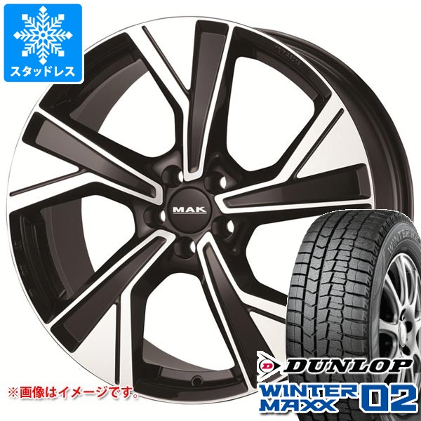 ボルボ V70 BB系用 スタッドレス ダンロップ ウインターマックス02 WM02 245/40R18 97T XL MAK マルメ
