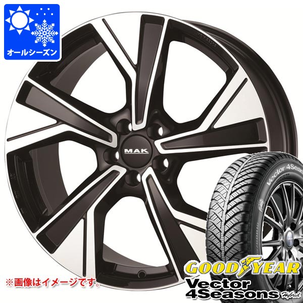 ボルボ V60クロスカントリー ZB系用 オールシーズンタイヤ グッドイヤー ベクター 4シーズンズ ハイブリッド 225/50R18 95H MAK マルメ