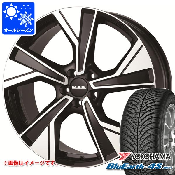 BluEarth - ジャガー E速度 DF系用 オール時季タイア ヨコハマ 青味地びた4S AW21 235/60R18 107W XL MAK マルメ