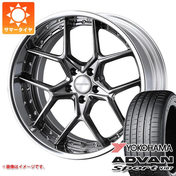 40系アルファード用 サマータイヤ ヨコハマ アドバンスポーツV107 245/40R21 100Y XL  マーベリック 1505S 9.0-21