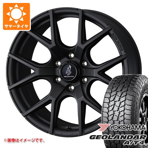 トヨタ ランドクルーザー300用 サマータイヤ ヨコハマ ジオランダー A/T4 G018 275/55R20 117H XL ブラックレター マッドヴァンス SD 9.0-20