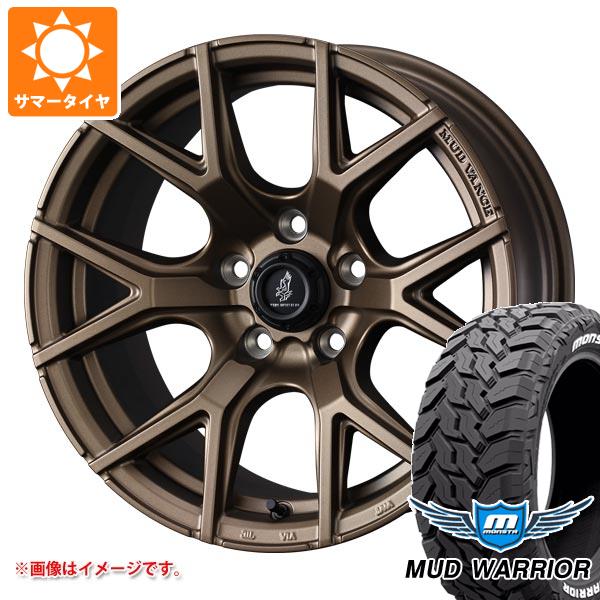 ミツビシ デリカD5用 サマータイヤ モンスタ マッドウォーリアー LT215/70R16 107/105Q ホワイトレター マッドヴァンス SD 7.0-16