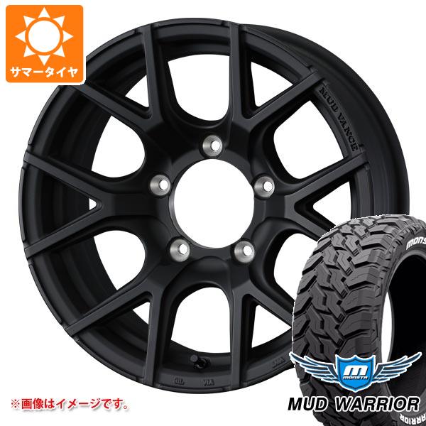 スズキ ジムニーシエラ JB74W用 サマータイヤ モンスタ マッドウォーリアー LT235/70R16 104/101Q ホワイトレター マッドヴァンス SD 6.0-16