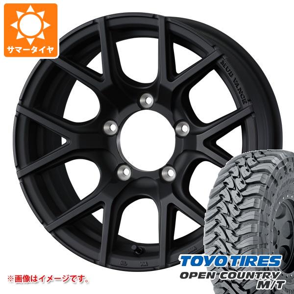 5本セット スズキ ジムニーシエラ JB74W用 サマータイヤ トーヨー オープンカントリー M/T LT225/75R16 103/100Q ホワイトレター マッドヴァンス SD 6.0-16