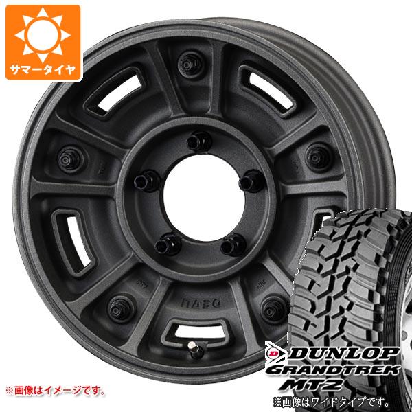 5本セット ジムニー用 サマータイヤ ダンロップ グラントレック MT2 195R16C 104Q ブラックレター NARROW クリムソン ディーン BJ メキシカン 5.5 16 :mexicanj 1310 s861002zk 5:タイヤ1番