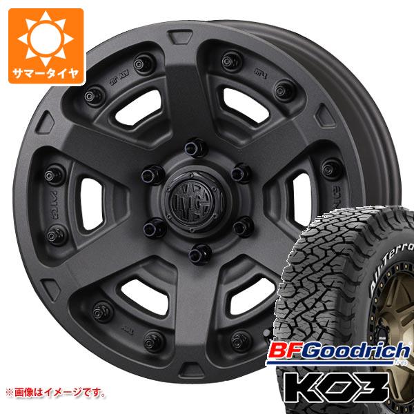 トライトン LC2T用 サマータイヤ BFグッドリッチ オールテレーンT/A KO3 LT265/65R17 116/113S ホワイトレター クリムソン MG アーマー FF 8.0-17