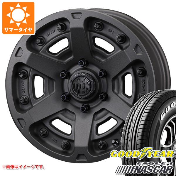 ハイエース 200系用 サマータイヤ グッドイヤー イーグル ＃1 ナスカー 215/65R16C 109/107R ホワイトレター クリムソン MG アーマー FF 7.0 16 :mgarmrh 14402 t80967yt:タイヤ1番