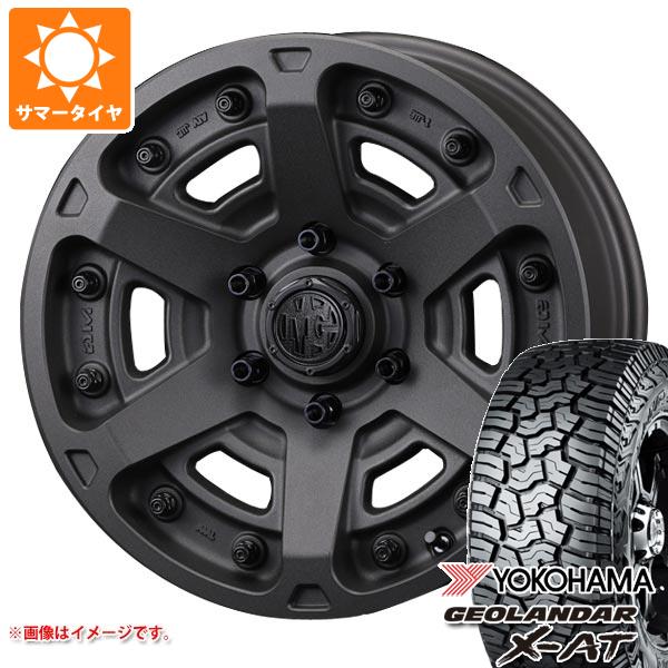 ハイラックス 120系用 サマータイヤ ヨコハマ ジオランダー X AT G016 265/65R17 116T XL ブラックレター クリムソン MG アーマー FF 8.0 17 :mgarmr6 40730 t80994yt:タイヤ1番