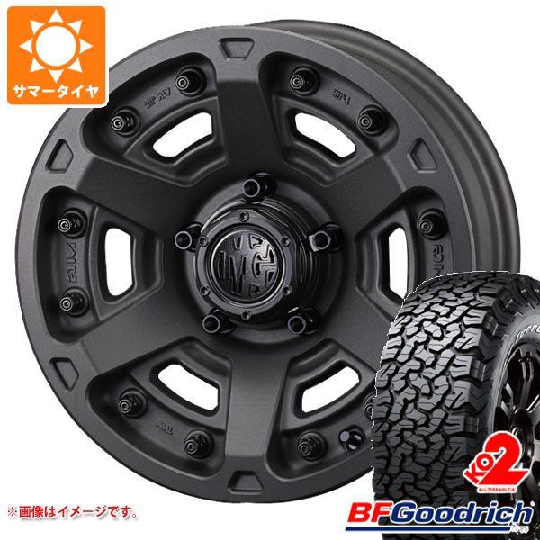 デリカD5用 サマータイヤ BFグッドリッチ オールテレーンT/A KO2 LT225/75R16 115/112S ホワイトレター クリムソン MG アーマー FF 7.0-16｜tire1ban