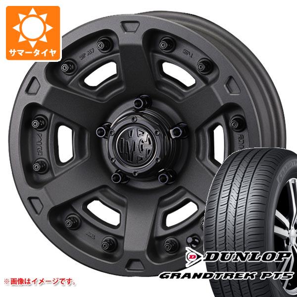 デリカD5用 サマータイヤ ダンロップ グラントレック PT5 225/65R17 102V クリムソン MG アーマー FF 7.0 17 :mgarmr 40260 m83965tb:タイヤ1番