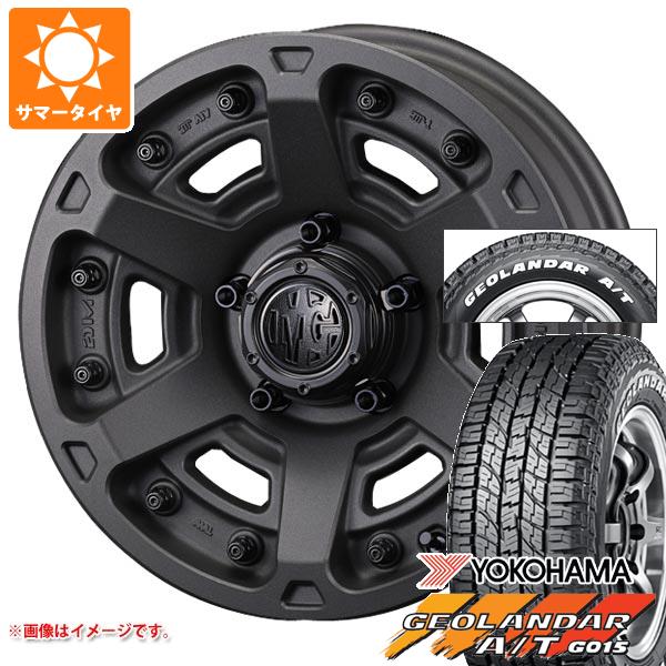 ジムニーシエラ JB74W用 サマータイヤ ヨコハマ ジオランダー A/T G015 185/85R16 105/103N LT ホワイトレター クリムソン MG アーマー FF 6.0 16 :mgarmrs 38494 s86769zk:タイヤ1番