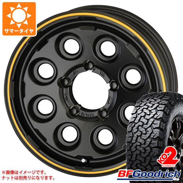 5本セット ジムニーシエラ JB74W用 2023年製 サマータイヤ BFグッドリッチ オールテレーン T/A KO2 LT215/70R16 100/97R ホワイトレター PPX ミルエイト 5.5 16 :mil8js 21564 s86770zk 5:タイヤ1番