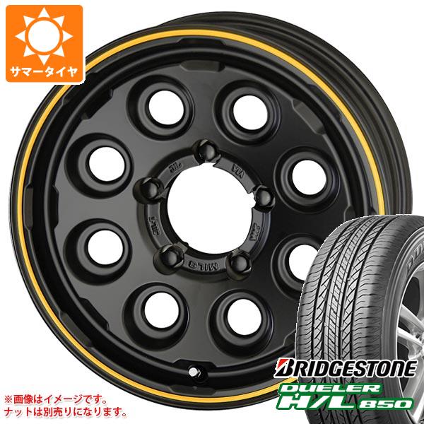 5本セット ジムニー用 サマータイヤ ブリヂストン デューラー H/L850 175/80R16 91S PPX ミルエイト 5.5 16 :mil8j 16270 s86740zk 5:タイヤ1番