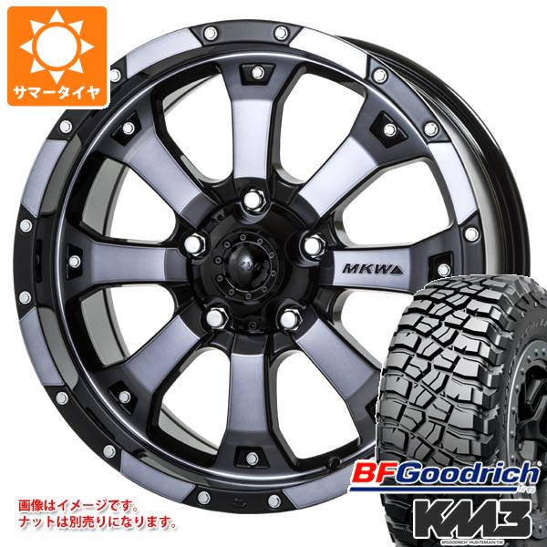 5本セット ジープ ラングラー JK/JL系用 サマータイヤ BFグッドリッチ マッドテレーン T/A KM3 33x12.50R17LT 120Q MKW MK 46 : mk46dgcw 30402 j27130p 5 : タイヤ1番