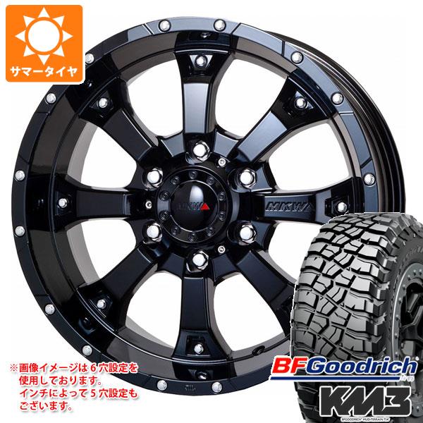 デリカD:5用 サマータイヤ BFグッドリッチ マッドテレーンT/A KM3 LT225/75R16 115/112Q MKW MK 46 7.0 16 :mk46gb 30405 m83963tb:タイヤ1番