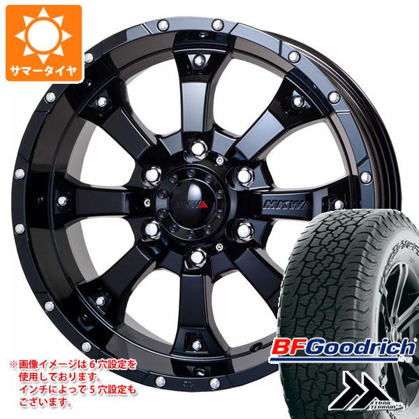 アウトランダー GF/GG系用 サマータイヤ BFグッドリッチ トレールテレーンT/A 225/65R17 102T アウトラインホワイトレター MKW MK 46 7.5 17 :mk46gb 38063 m83977tb:タイヤ1番