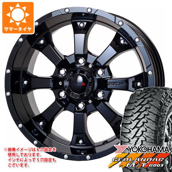 T32エクストレイル サマータイヤ ヨコハマ ジオランダー M/T G003 LT225/65R17 107/103Q MKW MK 46 7.5 17 :mk46gb 29153 n84976sn:タイヤ1番