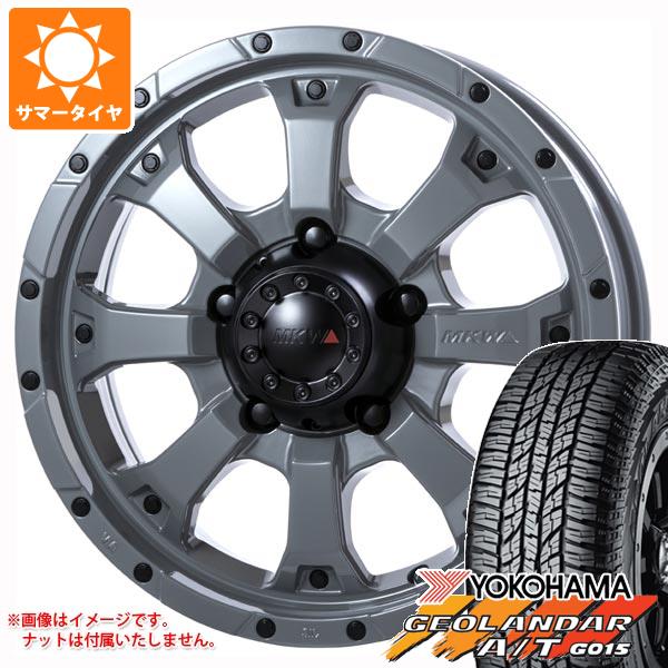 5本セット ジムニー用 2023年製 サマータイヤヨコハマ ジオランダー A/T G015 175/80R16 91S ブラックレター MKW MK 46 5.5 16 :mk46hkj 24633 s86740zk 5:タイヤ1番