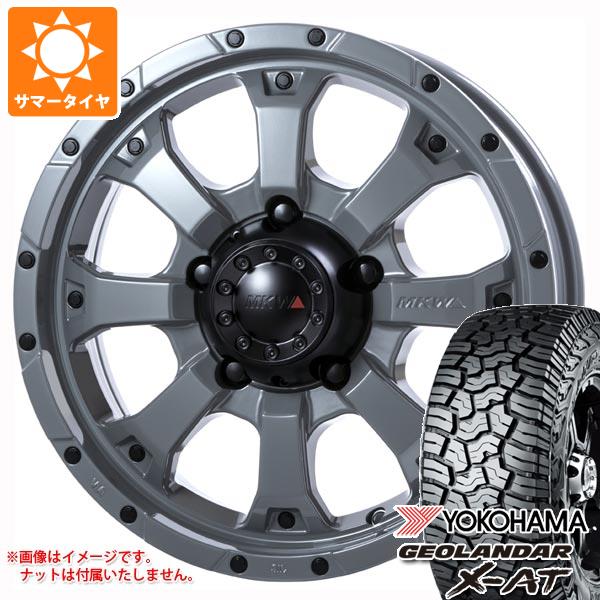 5本セット ジムニー JB64W用 2024年製 サマータイヤ ヨコハマ ジオランダー X AT G016 LT215/70R16 100/97Q ブラックレター MKW MK 46 5.5 16 :mk46hkj 36857 s86768zk 5:タイヤ1番