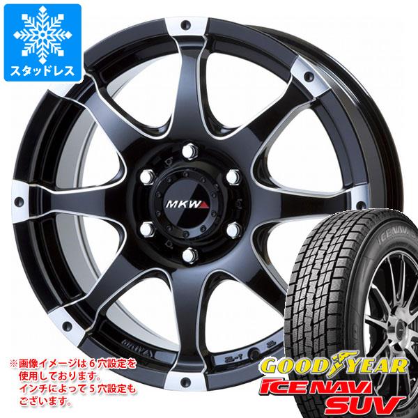 5本セット FJクルーザー 10系用 スタッドレス グッドイヤー アイスナビ SUV 265/70R17 115Q MKW MK-76