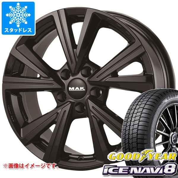 アルファロメオ ジュリア用 スタッドレス グッドイヤー アイスナビ8 225/45R18 95Q XL MAK モンツァ