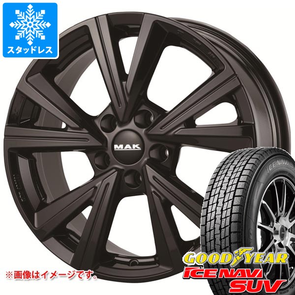 アイスナビ SUV - アルファロメオ ステルヴィオ用 スタッドレス グッドイヤー 235/60R18 107Q XL MAK モンツァ 冬タイヤ、ホイールセット-車、バイク、自転車