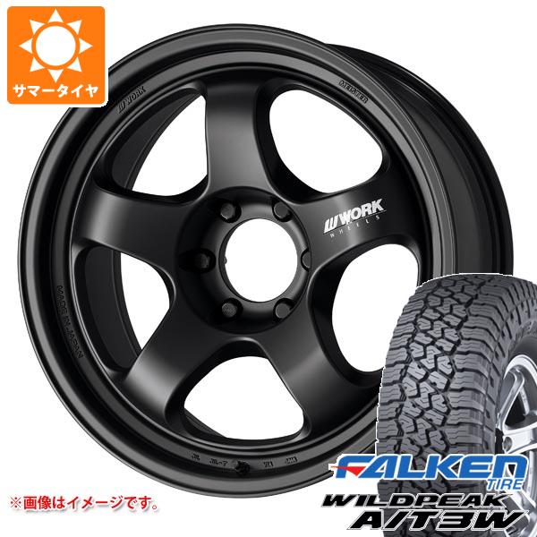 トヨタ ランドクルーザー300用 サマータイヤ ファルケン ワイルドピーク A/T3W 275/55R20 117T XL ワーク マイスター S1 ワンピース SUV 9.0-20