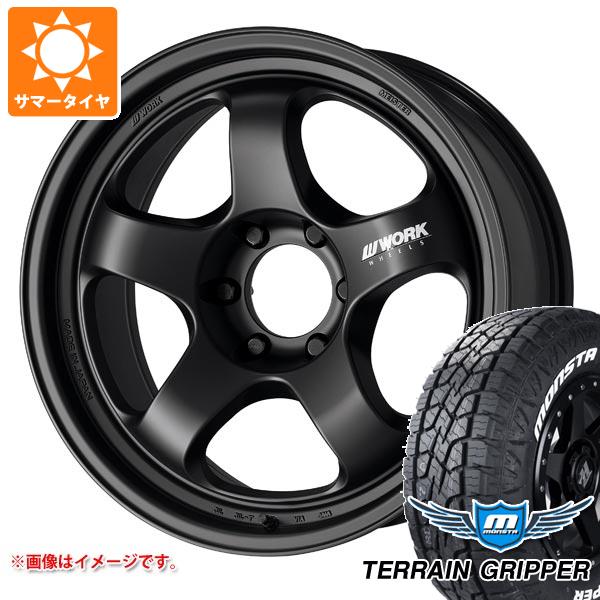 トヨタ ハイラックス 120系用 サマータイヤ モンスタ テレーングリッパー 265/50R20 116H XL ホワイトレター ワーク マイスター S1 ワンピース SUV 9.0-20