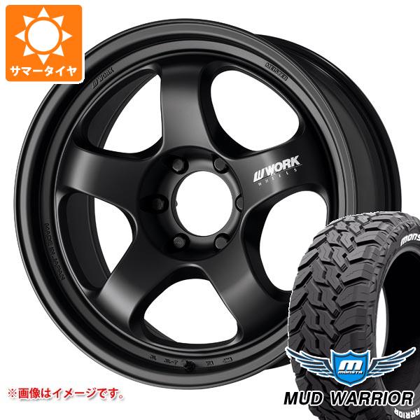 サマータイヤ 265/60R18 119/116Q モンスタ マッドウォーリアー ホワイトレター ワーク マイスター S1 ワンピース SUV 8.0-18