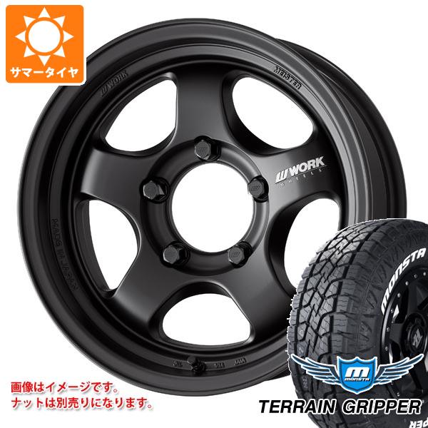 WORK - 5本仕掛ける スズキ ジムニーシエラ JB74W用 炎節タイア モンスタ テレーングリッパー 215/70R16 107/105Q LT 白いこと水茎の跡 マイはやりっ子 S1 SUV 5.5-16 車、バイク、自転車-夏タイヤ、ホイールセット