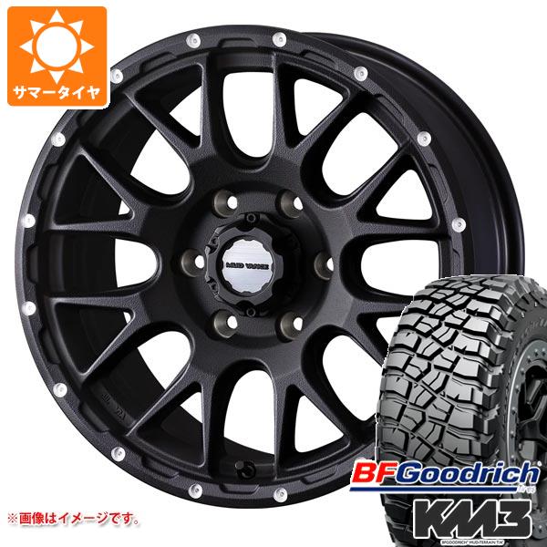 ハイラックスサーフ215系用 サマータイヤ BFグッドリッチ マッドテレーンT/A KM3 LT265/65R17 120/117Q  マッドヴァンス08 8.0-17