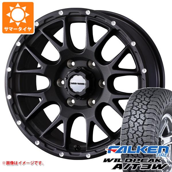 5本セット FJクルーザー 10系用 サマータイヤ ファルケン ワイルドピーク A/T3W LT265/70R17 121/118R マッドヴァンス08 8.0 17 :mud08bk6 34518 t801004yt 5:タイヤ1番