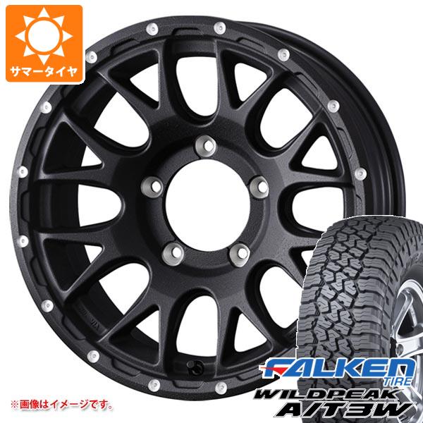 5本セット ジムニーシエラ JB74W用 サマータイヤ ファルケン ワイルドピーク A/T3W LT225/75R16 115/112Q マッドヴァンス08 6.0 16 :mud08bks 31879 s861005zk 5:タイヤ1番