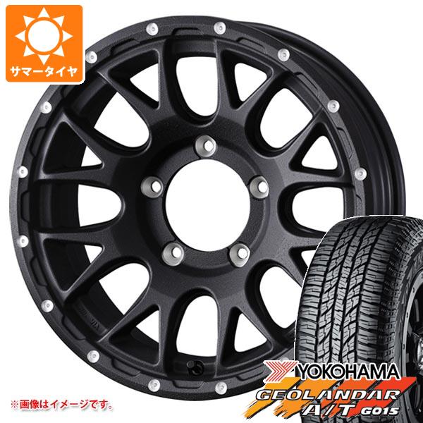 5本セット ジムニーシエラ JB74W用 サマータイヤ ヨコハマ ジオランダー A/T G015 P235/70R16 104T アウトラインホワイトレター マッドヴァンス08 6.0 16 :mud08bks 26661 s861007zk 5:タイヤ1番