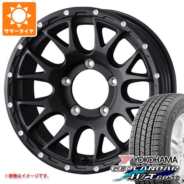 5本セット ジムニーシエラ JB74W用 サマータイヤ ヨコハマ ジオランダー H/T G056 195/80R15 107/105L LT ホワイトレター マッドヴァンス08 6.0 15 :mud08bks 21619 s86741zk 5:タイヤ1番