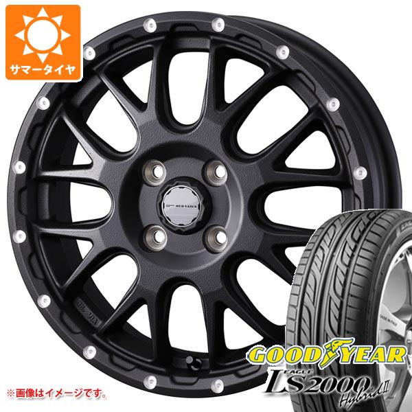 サマータイヤ 165/55R14 72V グッドイヤー イーグル LS2000 ハイブリッド2 マッドヴァンス08 4.5 14 :mud08bkk 617:タイヤ1番