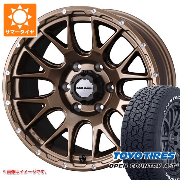 5本セット FJクルーザー 10系用 サマータイヤ トーヨー オープンカントリー A/T3 LT285/70R17 116/113Q ホワイトレター マッドヴァンス08 8.0 17 :mud08br6 41271 t801005yt 5:タイヤ1番