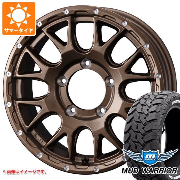 5本セット ジムニーシエラ JB74W用 サマータイヤ モンスタ マッドウォーリアー LT215/70R16 107/105Q ホワイトレター マッドヴァンス08 6.0-16