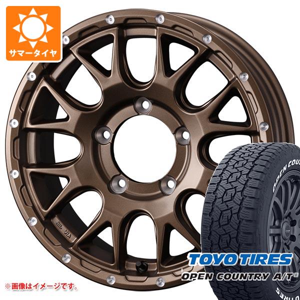 5本セット ジムニーシエラ JB74W用 サマータイヤ トーヨー オープンカントリー A/T3 215/70R16 100T ホワイトレター マッドヴァンス08 6.0 16 :mud08brs 41238 s86770zk 5:タイヤ1番