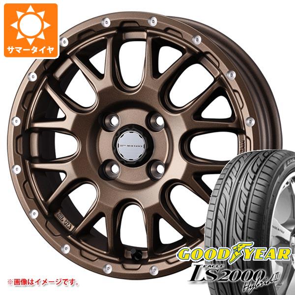 サマータイヤ 165/55R14 72V グッドイヤー イーグル LS2000 ハイブリッド2 マッドヴァンス08 4.5 14 :mud08brk 617:タイヤ1番