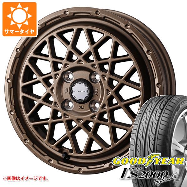 サマータイヤ 165/55R14 72V グッドイヤー イーグル LS2000 ハイブリッド2 マッドヴァンス09 4.5 14 :mud09brk 617:タイヤ1番