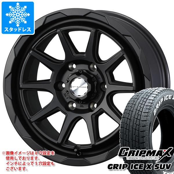 ランドクルーザー プラド 150系用 スタッドレス グリップマックス グリップアイスエックス SUV 265/65R17 112T ホワイトレター マッドヴァンス06