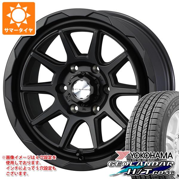 5本セット FJクルーザー 10系用 サマータイヤ ヨコハマ ジオランダー H/T G056 265/70R17 115S ブラックレター マッドヴァンス06 8.0 17 :mudv06b 19610 t801004yt 5:タイヤ1番