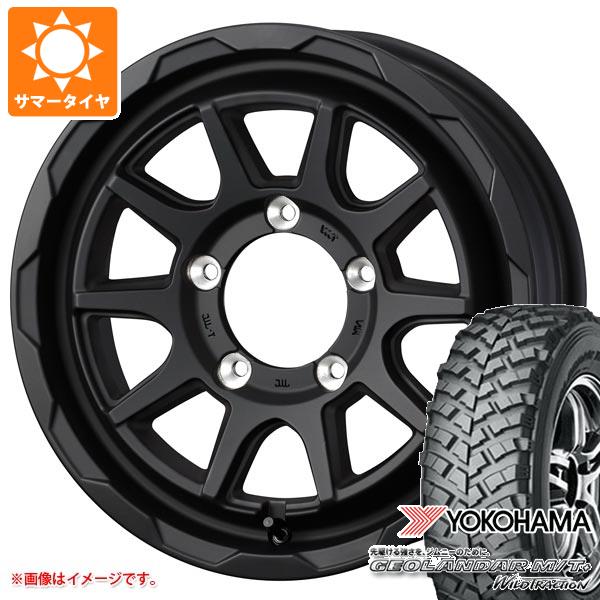 5本セット ジムニー用 サマータイヤ ヨコハマ ジオランダー M/T+ G001J 195R16C 104/102Q  マッドヴァンス06 5.5-16