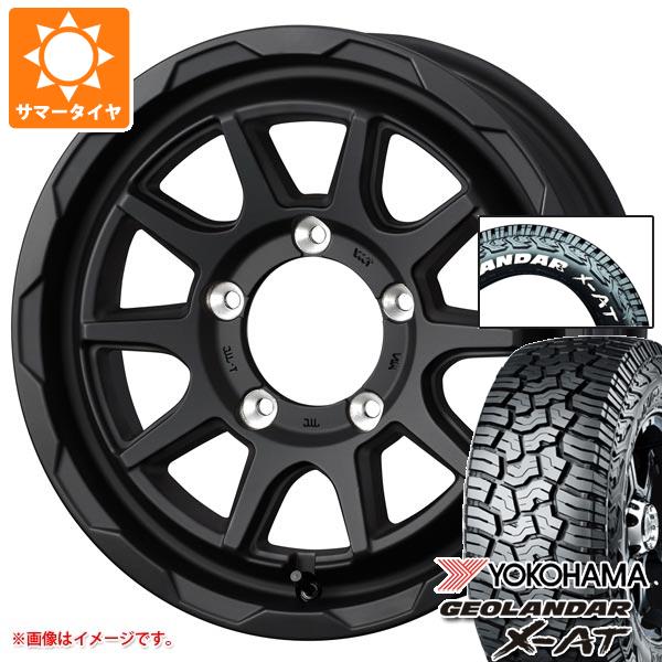 5本セット スズキ ジムニーシエラ JB74W用 サマータイヤ ヨコハマ ジオランダー X-AT G016 185/85R16 105/103N LT ホワイトレター マッドヴァンス06 6.0-16