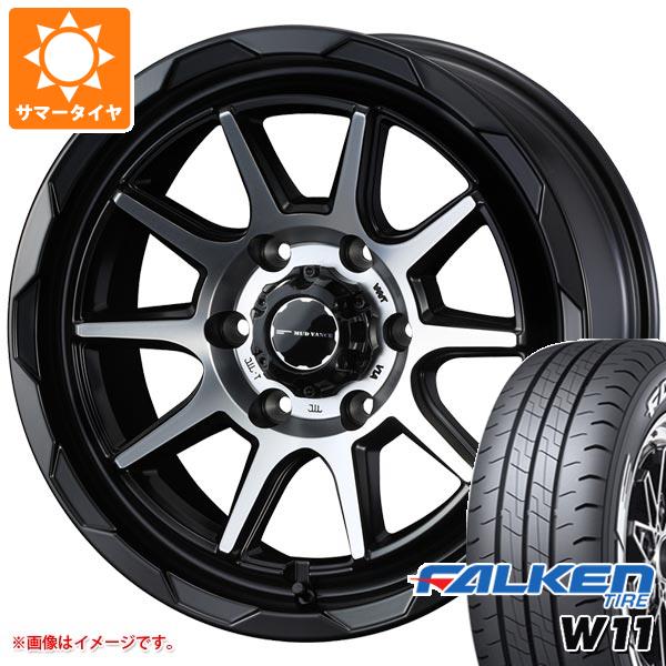 ハイエース 200系用 2024年製 サマータイヤ ファルケン W11 215/60R17C 109/107N ホワイトレター マッドヴァンス06 6.5 17 :mudv06h 32711 t80968yt:タイヤ1番