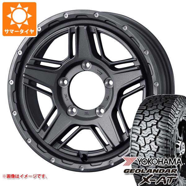 ジムニー JB64W用 2024年製 サマータイヤ ヨコハマ ジオランダー X AT G016 LT215/70R16 100/97Q ブラックレター マッドヴァンス07 5.5 16 :mudv07gj 36857 s86768zk:タイヤ1番