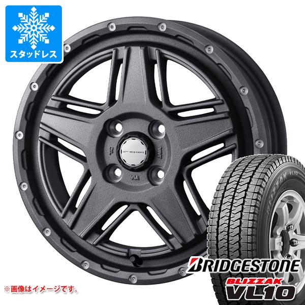 キャリイ DA16T用 スタッドレス ブリヂストン ブリザック VL10 145/80R12 80/78N (145R12 6PR相当) マッドヴァンス07
