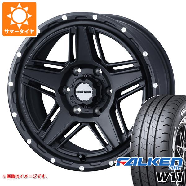 ハイエース 200系用 2024年製 サマータイヤ ファルケン W11 215/60R17C 109/107N ホワイトレター マッドヴァンス07 6.5 17 :mudv07h 32711 t80968yt:タイヤ1番