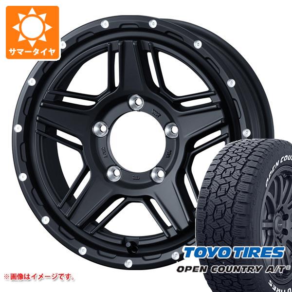 5本セット スズキ ジムニーノマド JC74W用 サマータイヤ トーヨー オープンカントリー A/T3 195/80R15 107/105N LT ホワイトレター マッドヴァンス07 6.0-15